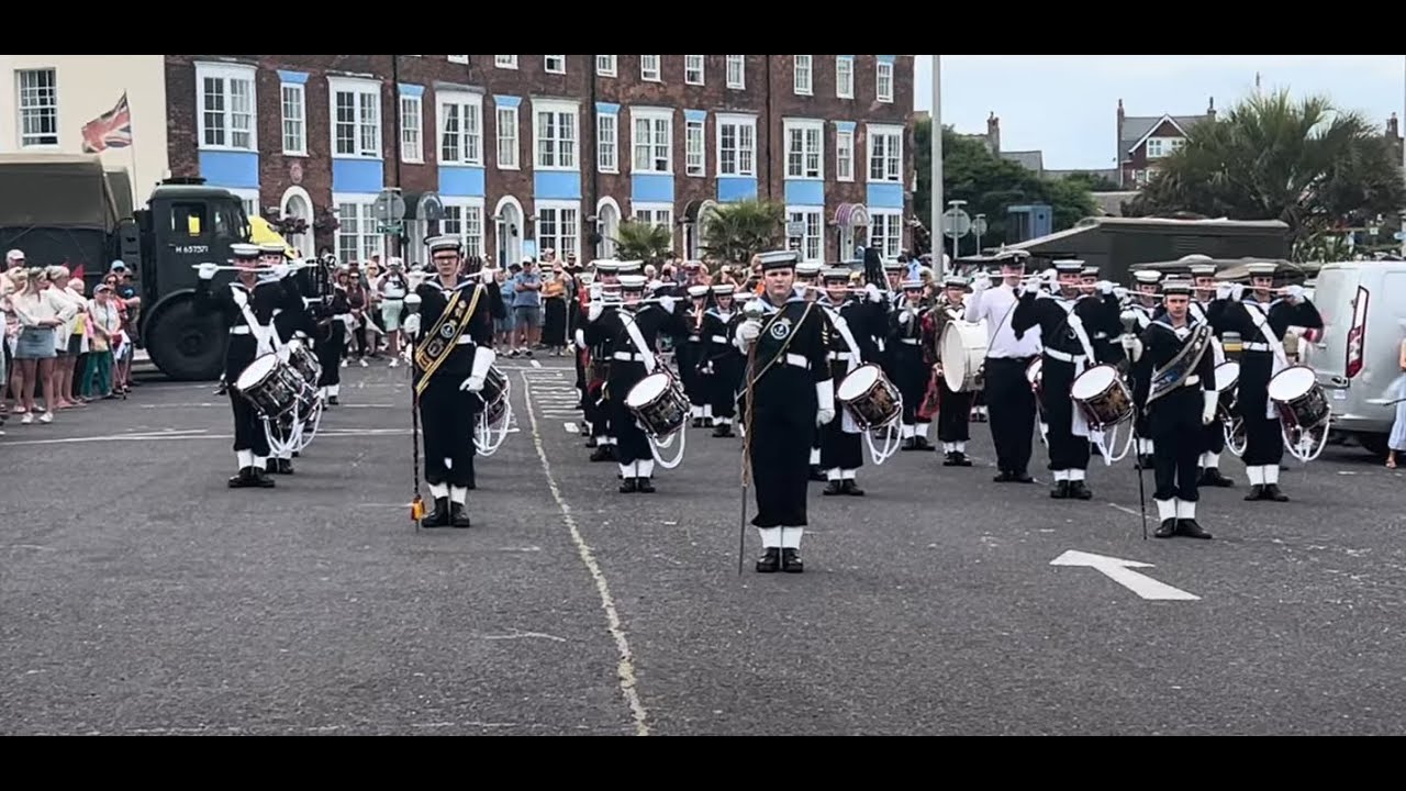 *something different!* South West Area Sea Cadets massed bands: Weymouth armed forces day 2025!