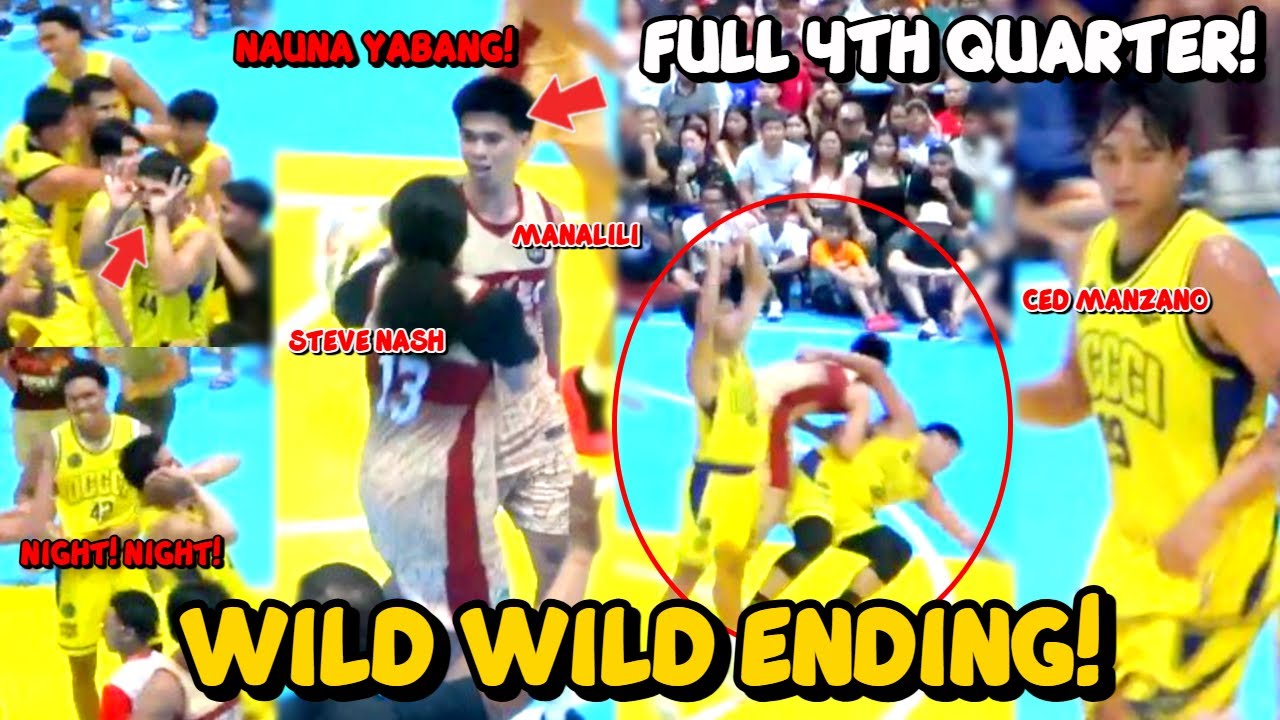 NAUNA YABANG! DYNAMIC DUO NILA MANALILI AT STEVE NASH VS. CED MANZANO SA THRILLER ENDING 4TH QTR!