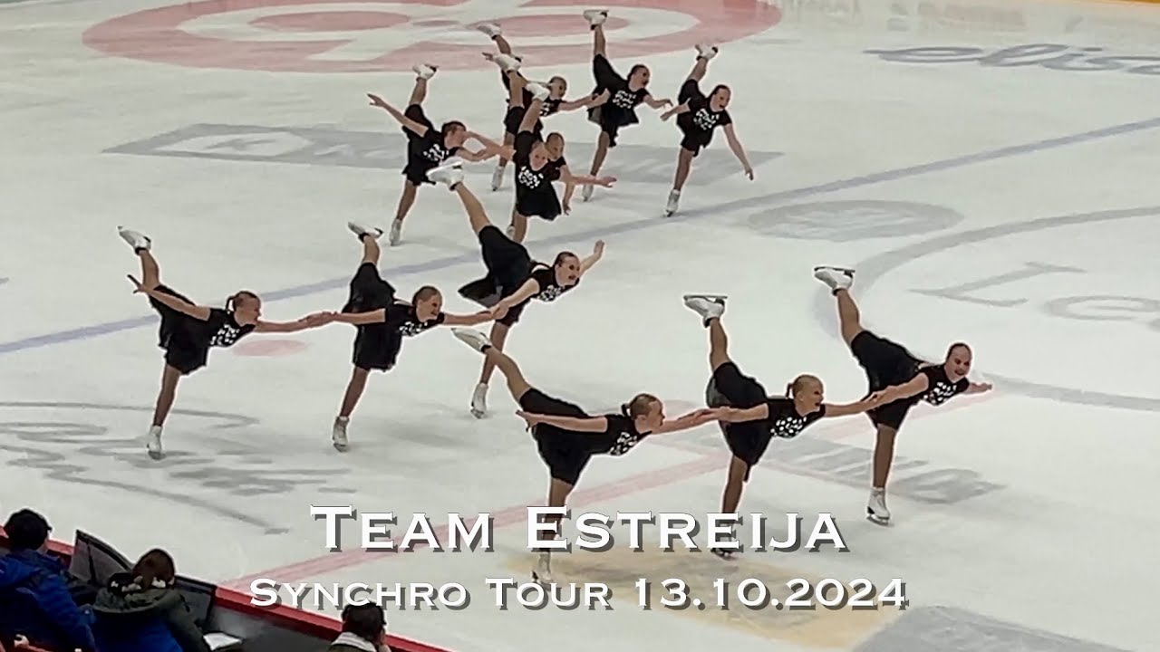 Team Estreija Short Program 2024-25 Synchro Tour 13.10.2024 - Synchronized skating