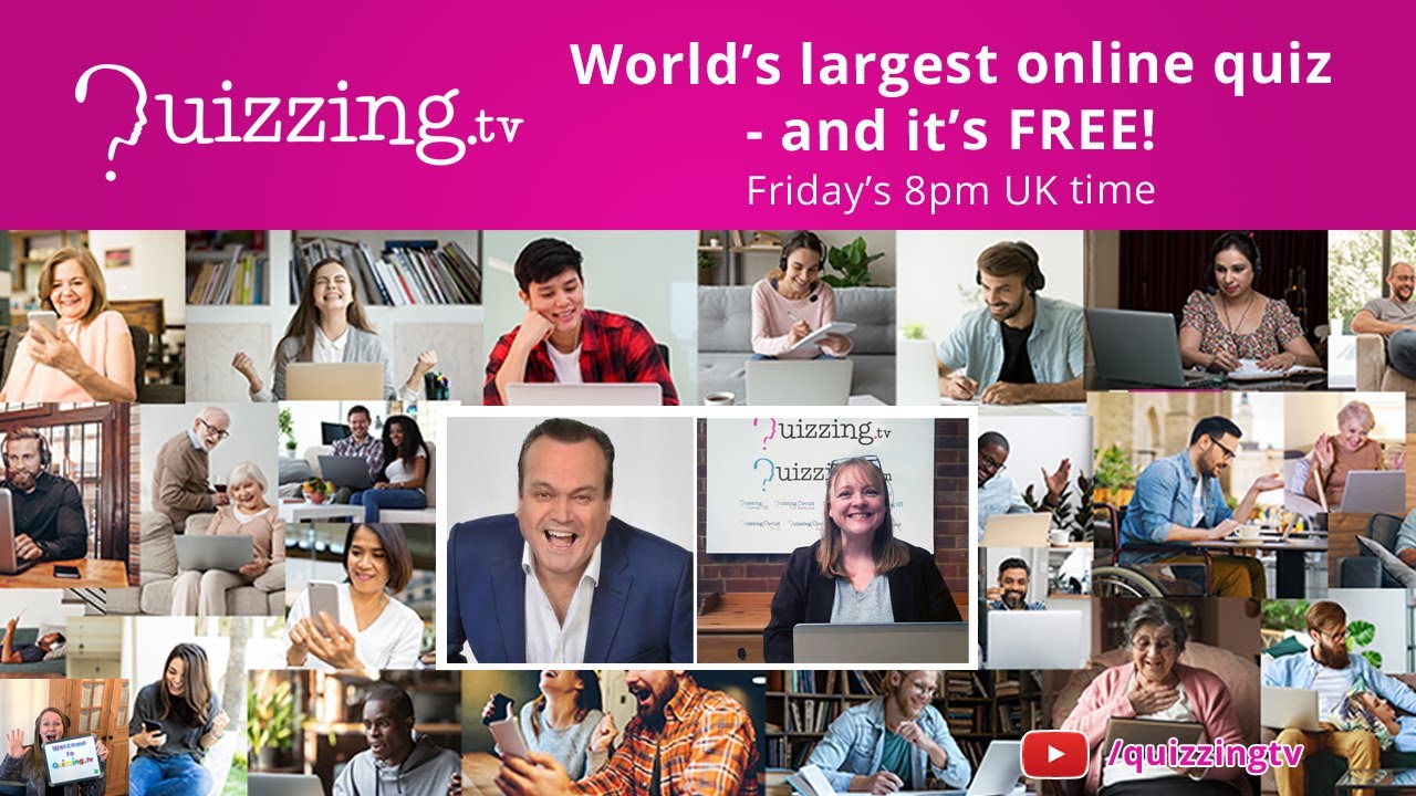 Quizzing.tv's Friday Freebie Online Pub Quiz Show - 5th June 2020