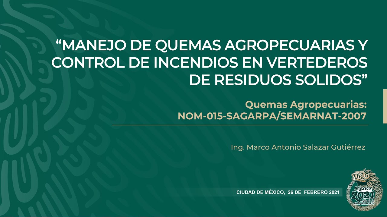Manejo de quemas agropecuarias y control de incendios en vertederos de residuos sólidos,Tema 2