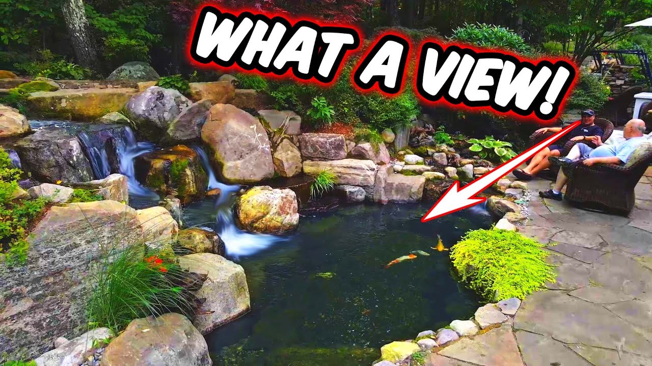 Indoor POND VIEWS From Every Window!