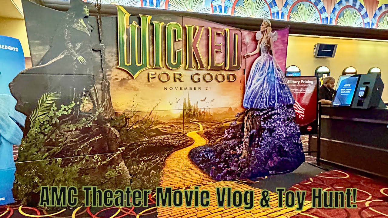 Видеоблог о фильме «Wicked For Good» от AMC Theater и охота за игрушками! 💖💚🎥🍿