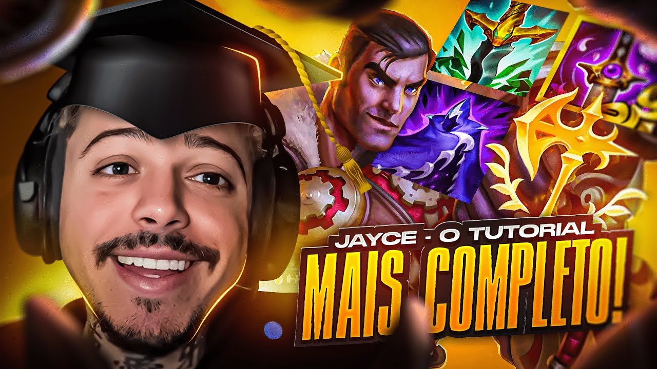 JAYCE WILD RIFT - TUTORIAL MAIS COMPLETO DE JAYCE!