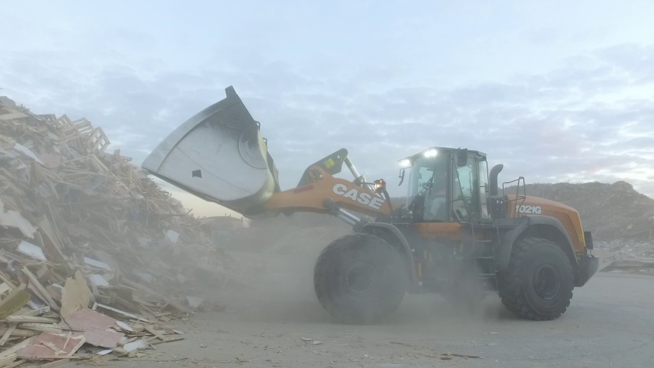CASE 1021G wheel loader- smooth ride with 11 m3 bucket