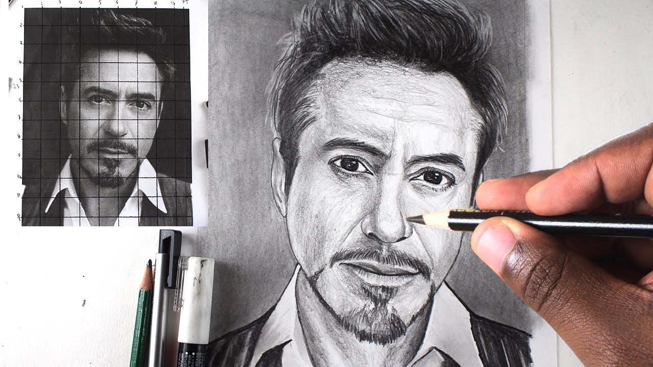How To Drawing Tony Stark: Step by Step (part 1)