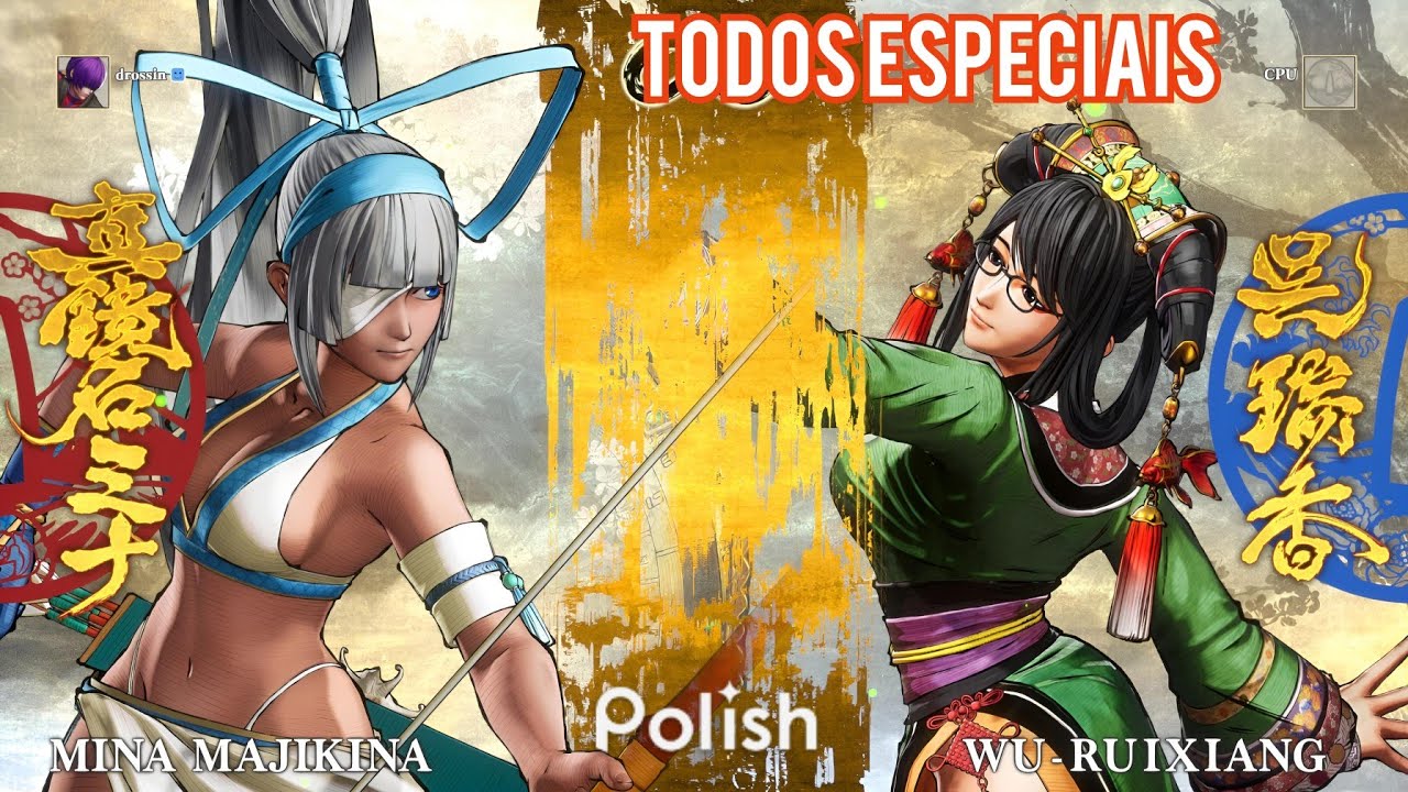 Samurai Shodown todos especiais Incluindo todas DLC