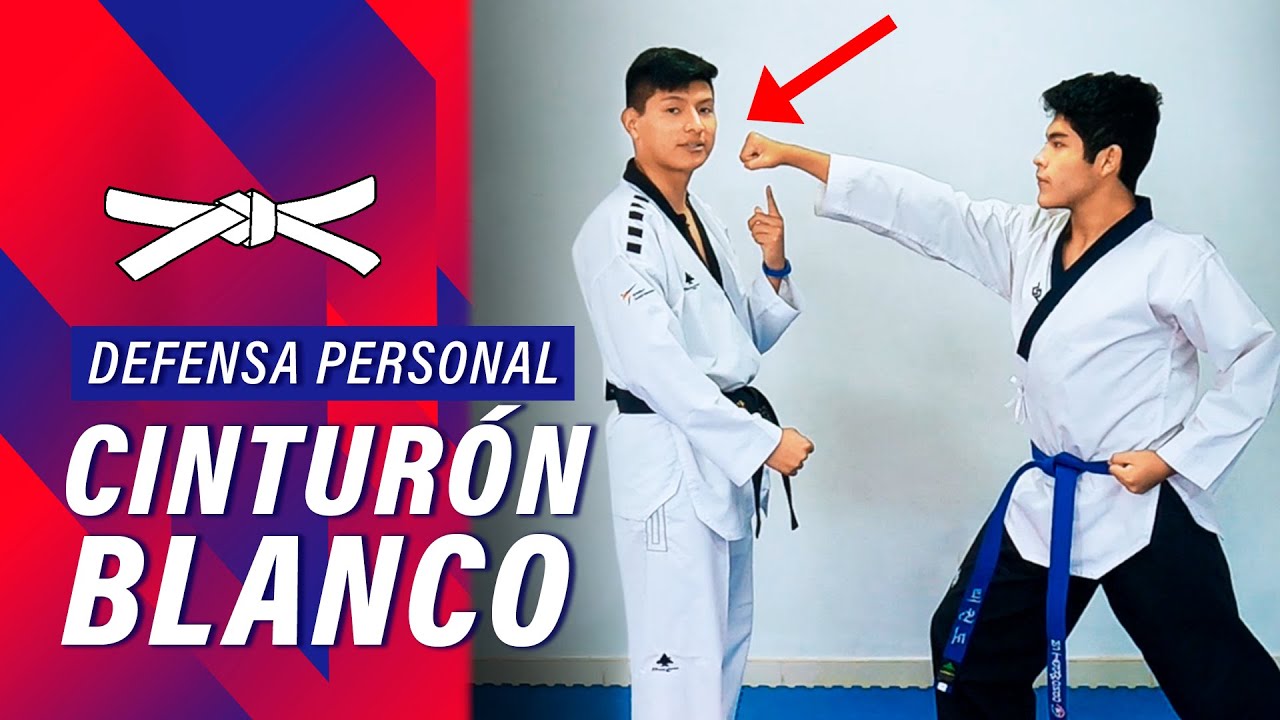DEFENSA PERSONAL 👊 | Cinturón BLANCO (Taekwondo Tutorial)