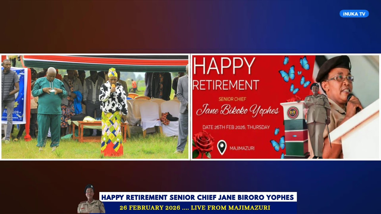 HAPPY RETIREMENT SENIOR CHIEF JANE BIKORO YOPHES