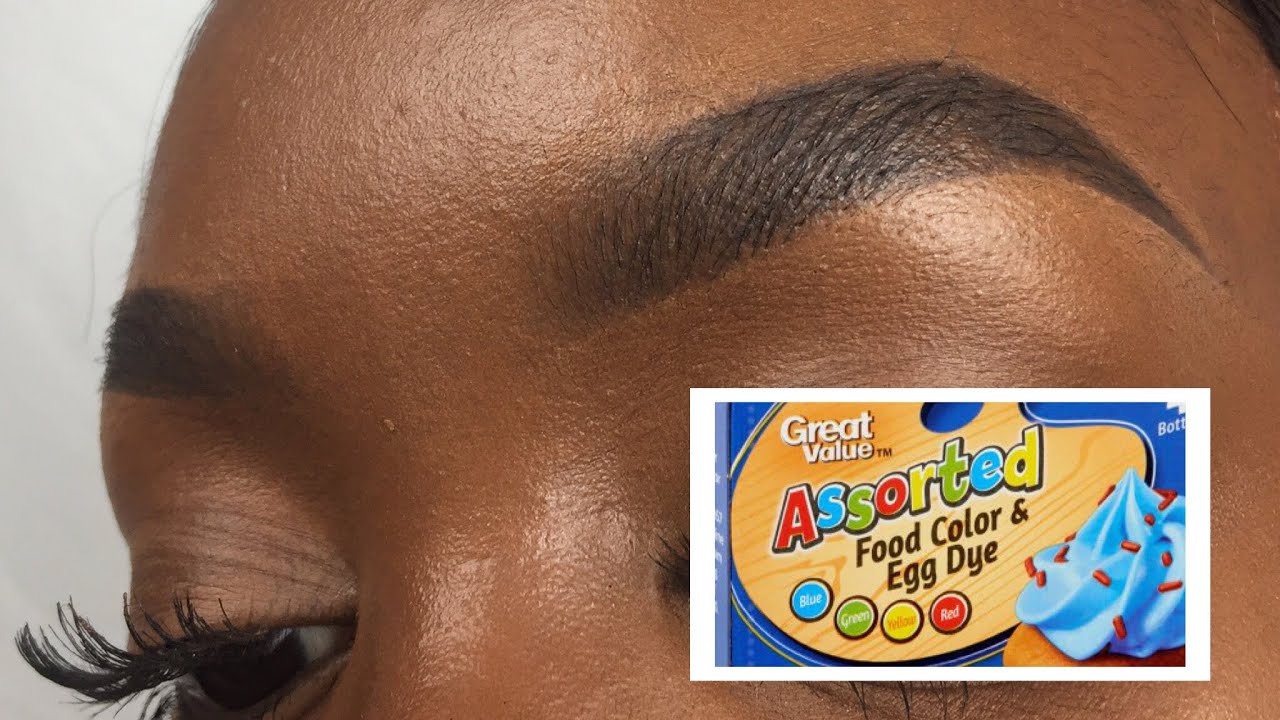 HOW TO: Tint Your Eyebrows at Home Using Food Coloring