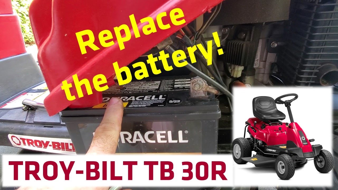 Замена аккумулятора Troybilt TB30R *Простой проект своими руками*