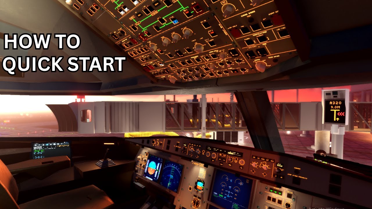 Как быстро запустить A320 в Ro-320 | Alpha Flight