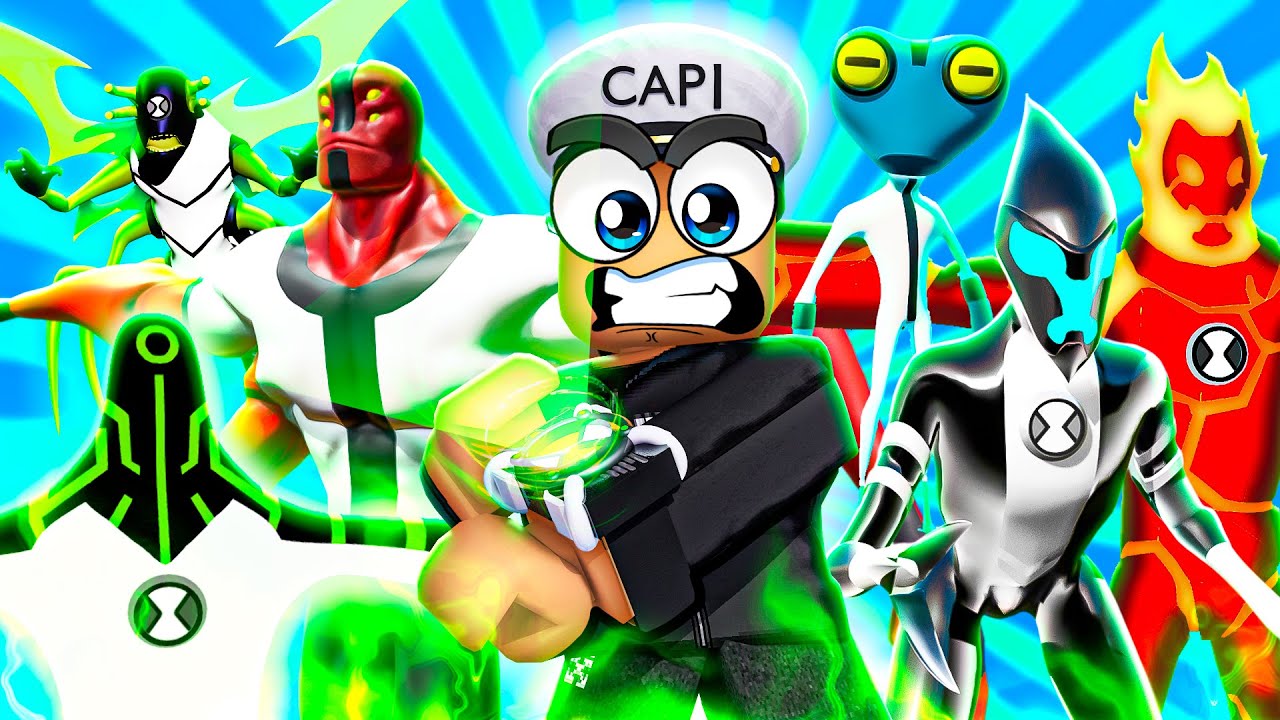 Becoming BEN 10 ALIENS in ROBLOX!