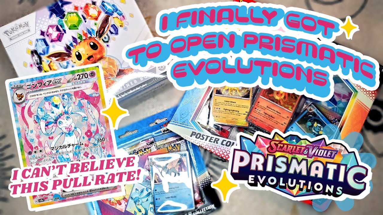 I FINALLY GOT TO OPEN PRISMATIC EVOLUTIONS! | Pokémon TCG Eeveelutions