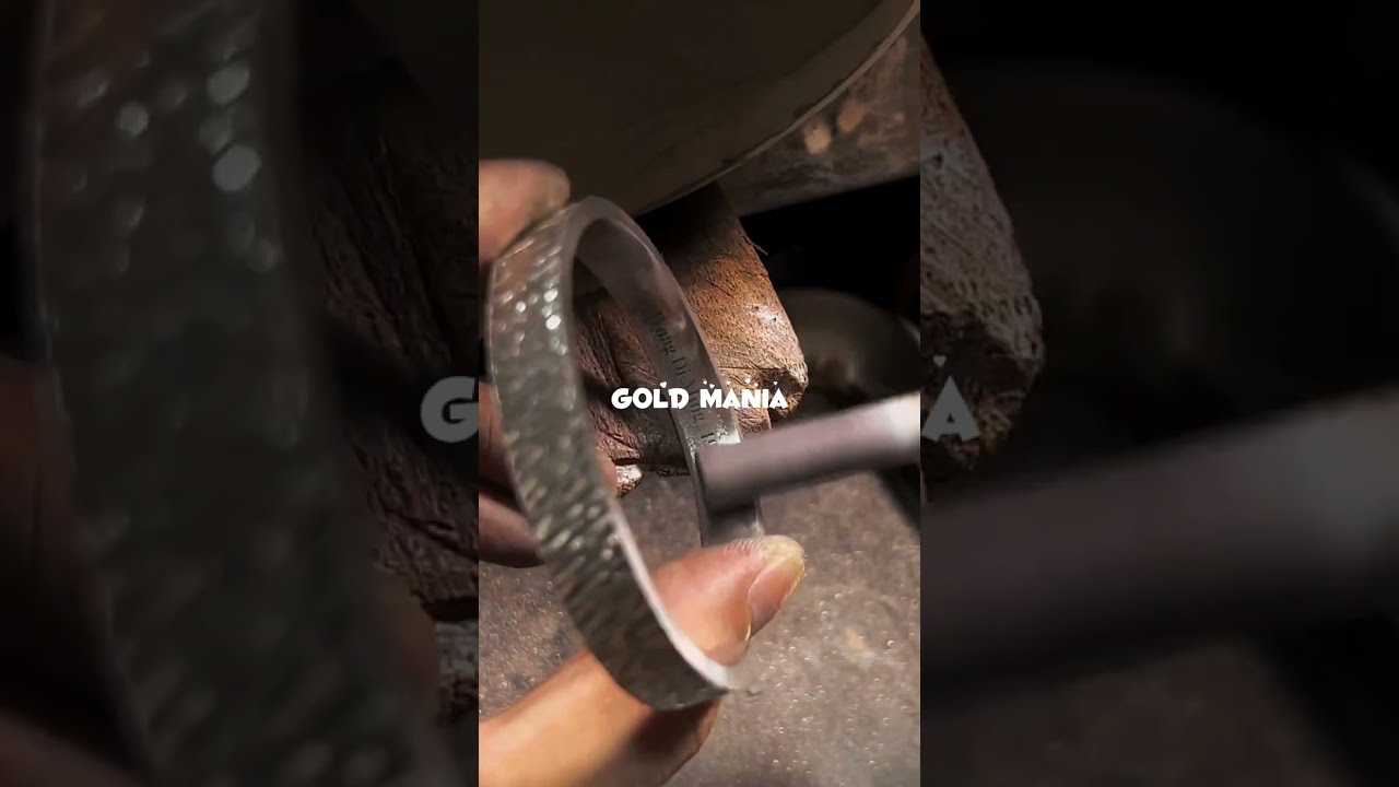 Platinum Bangle making process | gorgeous looking design 😍😍😍