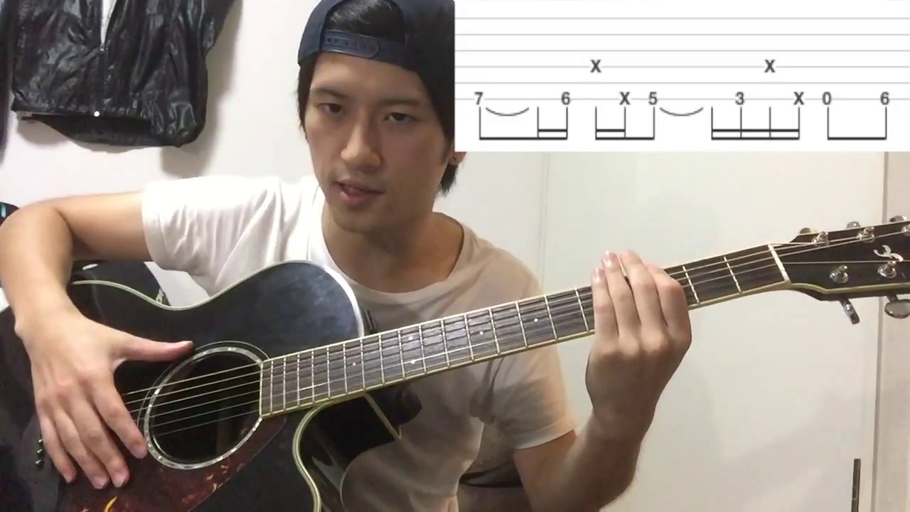 【MIYAVI風】アコギでスラップ  (slap guitar tutorial)