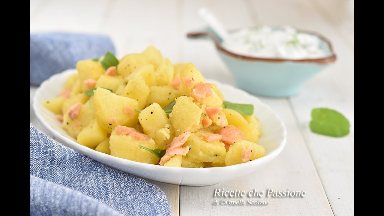 Insalata di patate al salmone affumicato - Ricette che Passione