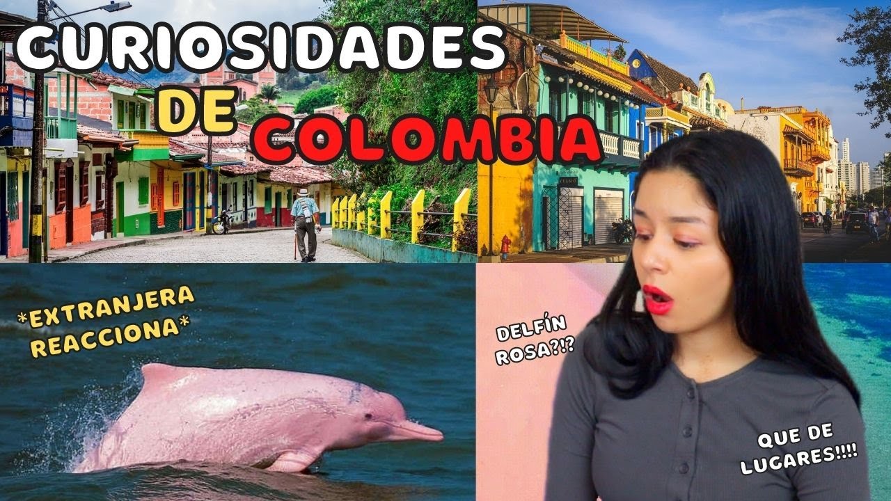 EXTRANJERA REACCIONA a 100 CURIOSIDADES de COLOMBIA | DESCUBRIENDO COLOMBIA