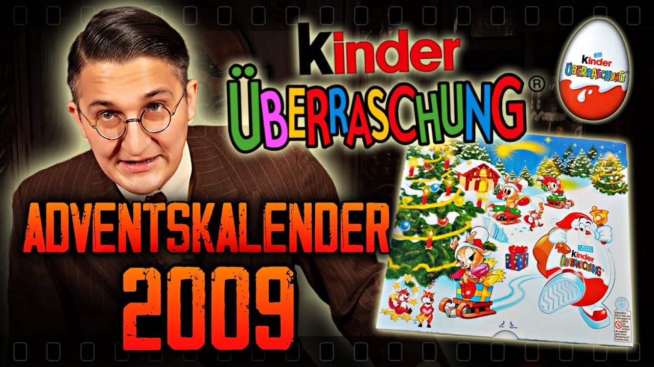 Ich öffne einen Ü-Ei Adventskalender von 2009 / Kinder Überraschung