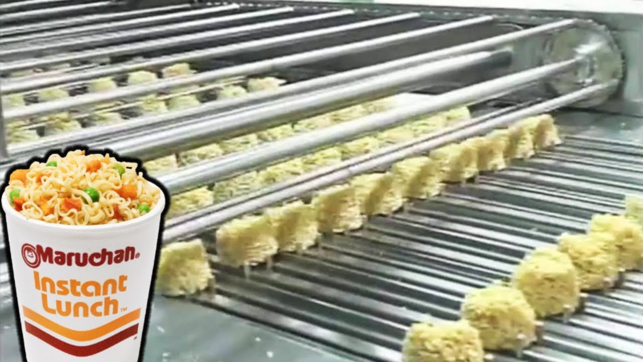 COMO se HACE la SOPA MARUCHAN🍜| ASI se FABRICA la SOPA m&aacute;s FAMOSA del MUNDO