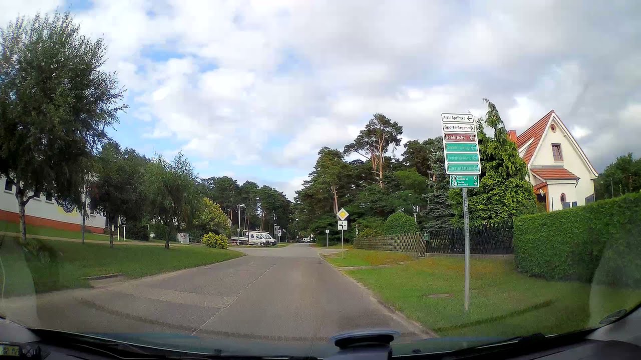 Fahrt durch Lubmin