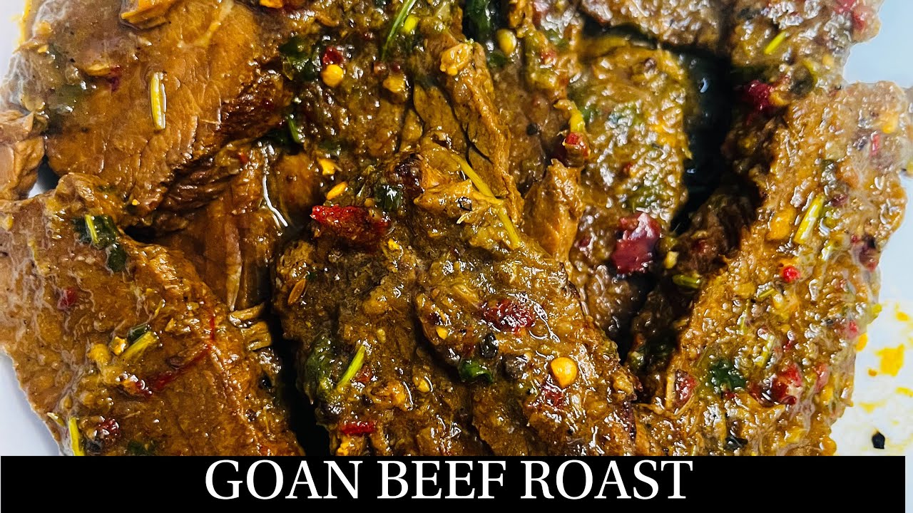 Goan Style Beef Roast Recipe | Beef Topside Roast Recipe | Easy Beef Roast Recipe - by Natasha