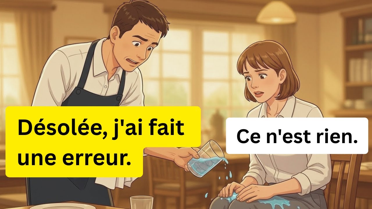10 Short French Conversations | French for Beginners | A1-A2-B1