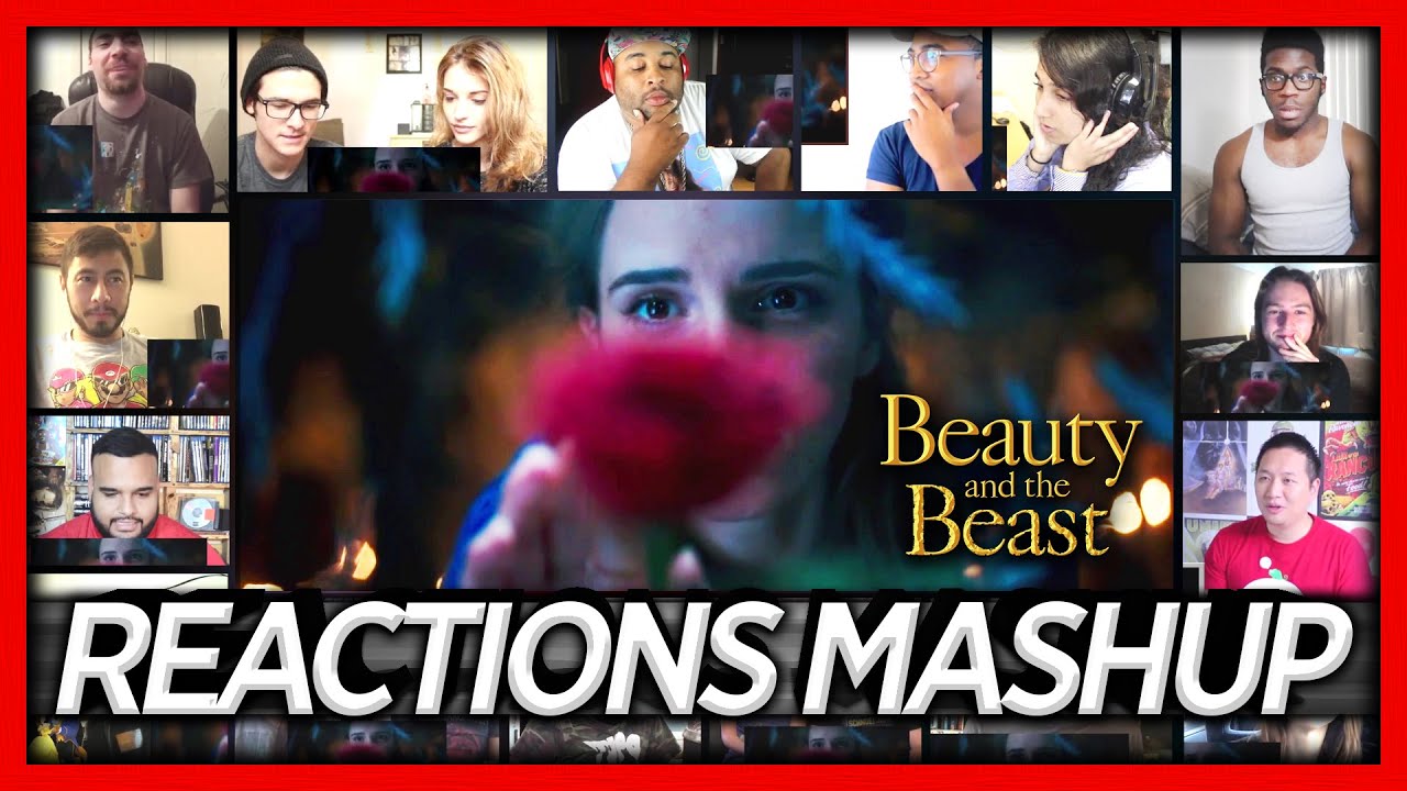 Beauty and the Beast Teaser Trailer Reaction's Mashup (19 people, 