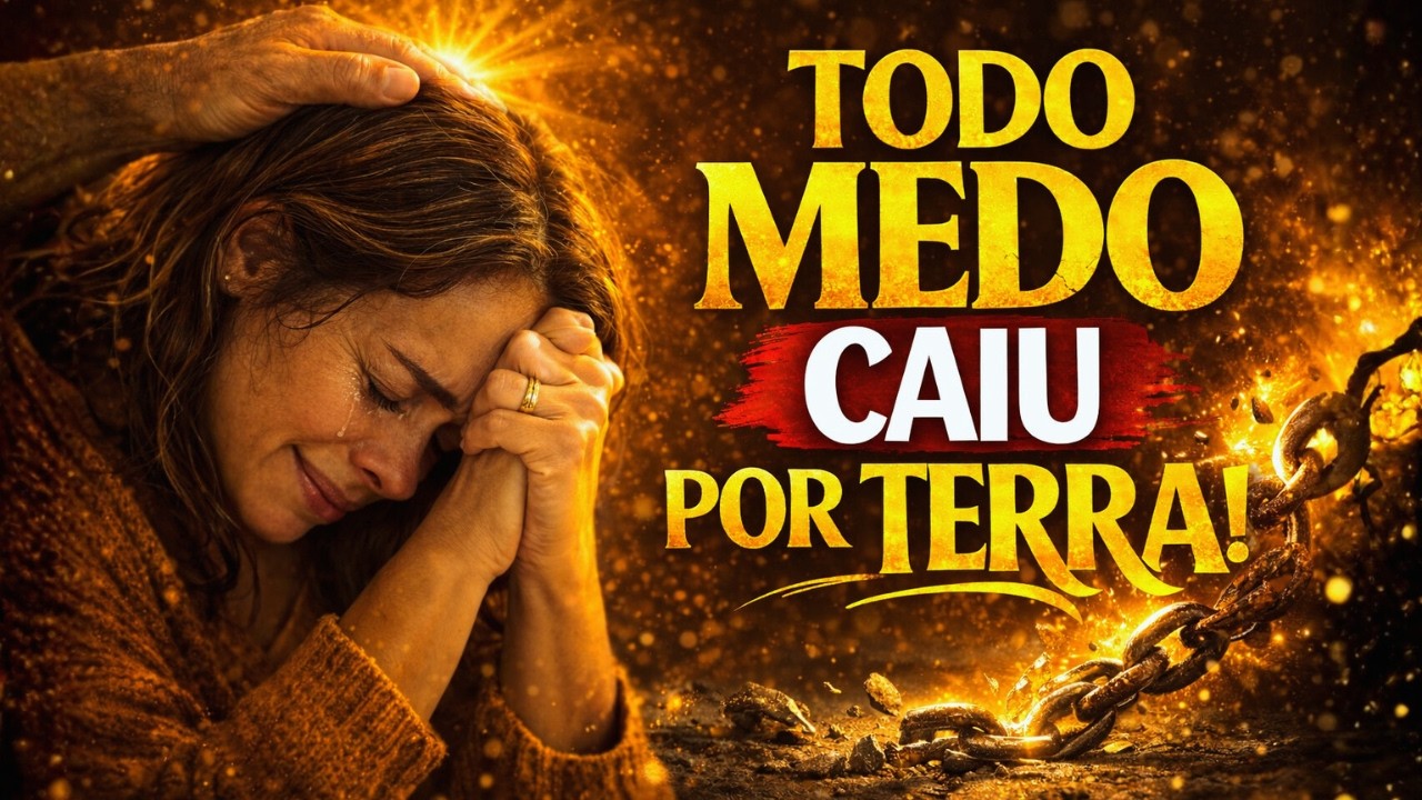 O MEDO CAIU POR TERRA AGORA! (Oração Cantada) Para Blindar Sua Casa ❤️‍🔥🛡️