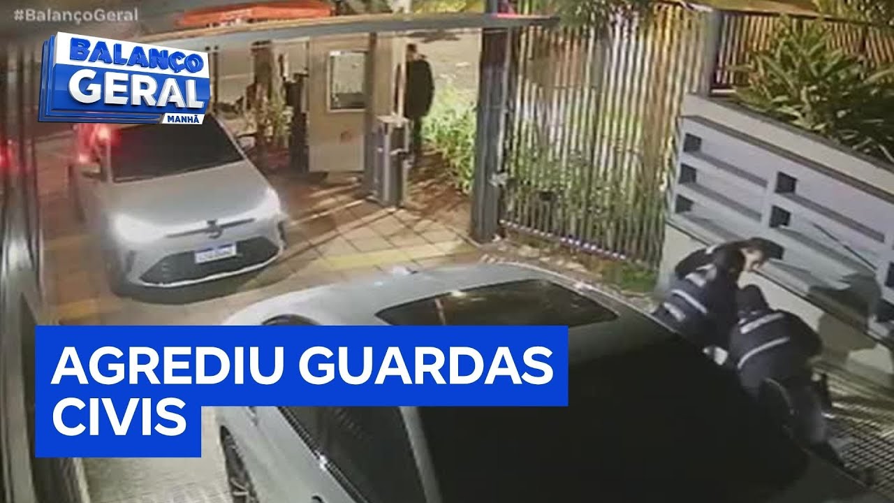Empresário agride guardas civis durante abordagem em São Paulo