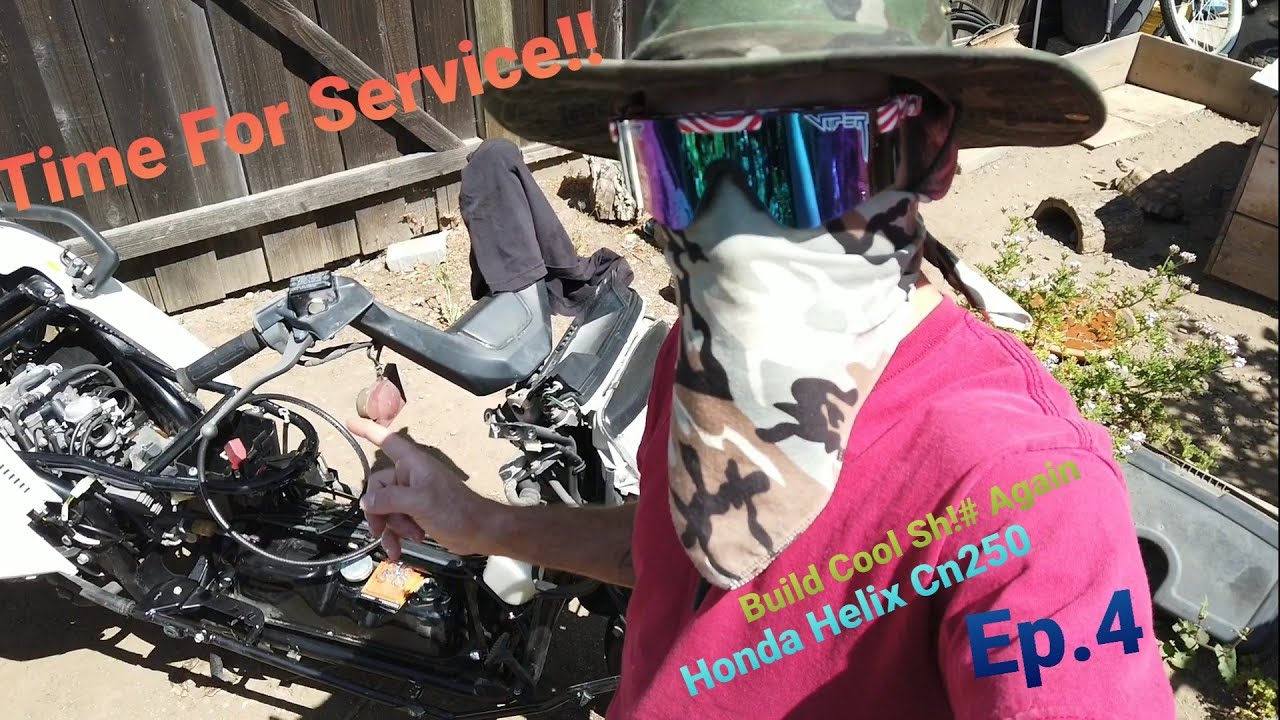 Time To Service and Repair our 1986 Honda Helix Cn250 Ep.4