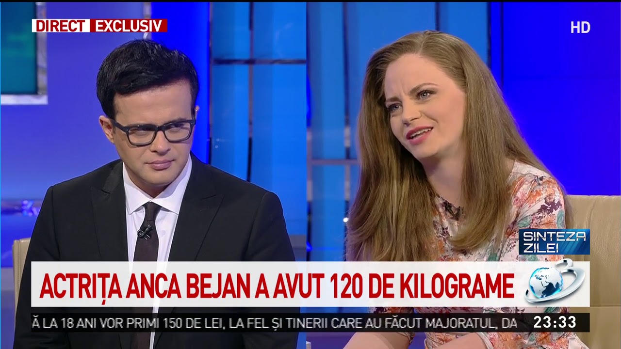 Actrița Anca Bejan, drumul de 120 la 60 de kilograme