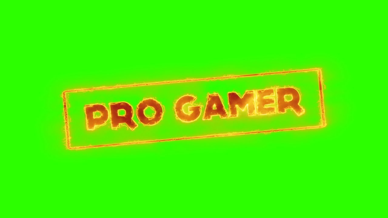 Gamer Animations #1 / Green Screen - Chroma Key
