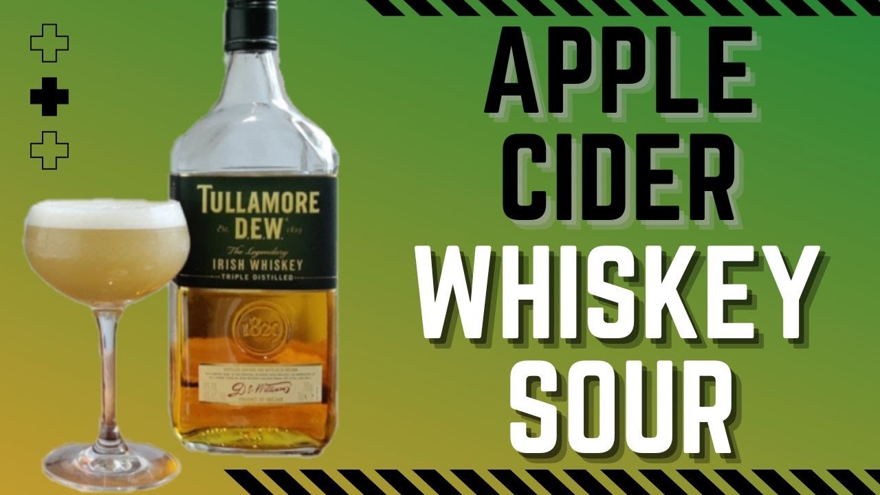 APPLE CIDER WHISKEY SOUR | Cocktail Recipe