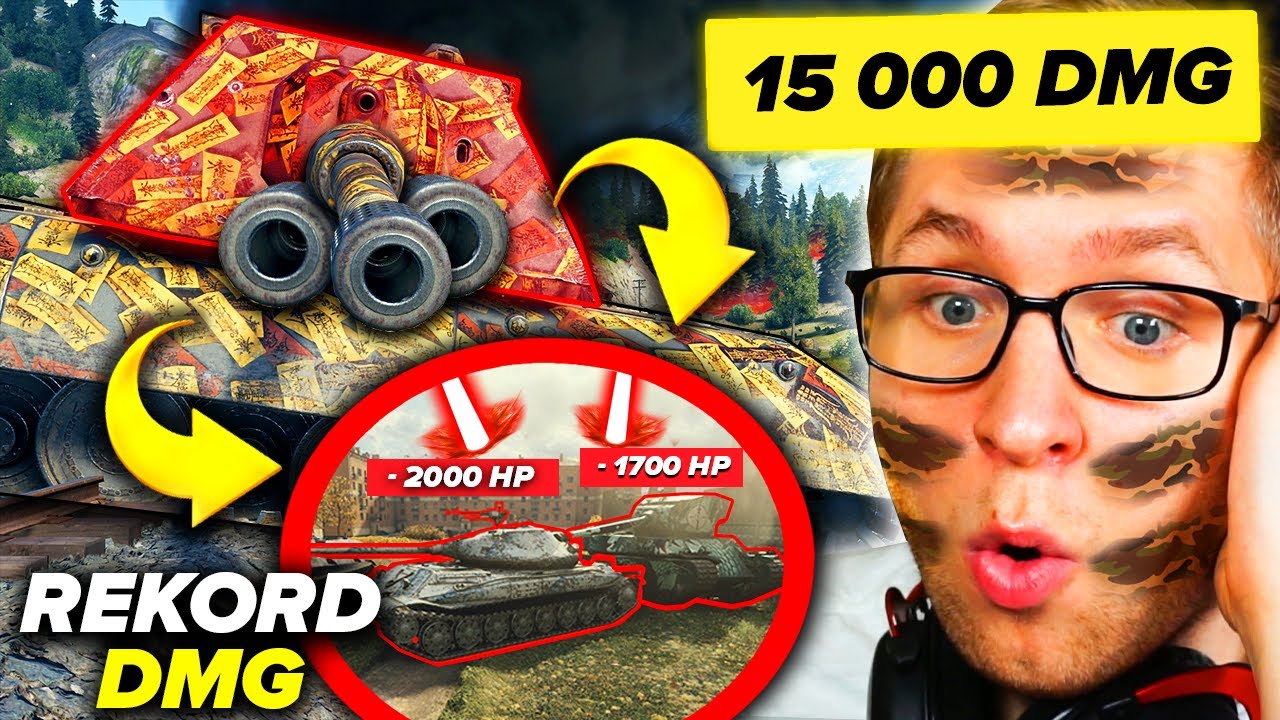 NAJWIĘCEJ USZKODZEŃ W WOT *15 000 DMG*