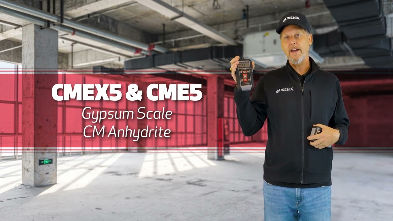 Testing Gypsum Moisture with Tramex CMEX5 & CME5 | Non-Destructive Gypsum Scales