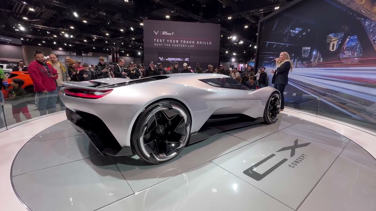 The New Corvette CX Concept at the 2026 Chicago Auto Show