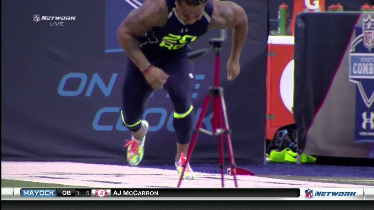 Tre Mason runs 40 yard dash at NFL Combine