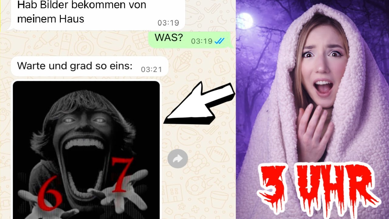 ANTWORTE niemals 3 Uhr nachts 67 MEME auf WhatsApp (das PASSIERTE wenn DU alleine zu HAUS bist)