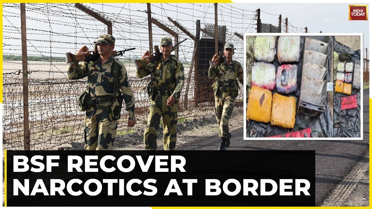Another Narco Smuggling Bid Foiled As BSF Troops Recover Narcotics At Border | Breaking News