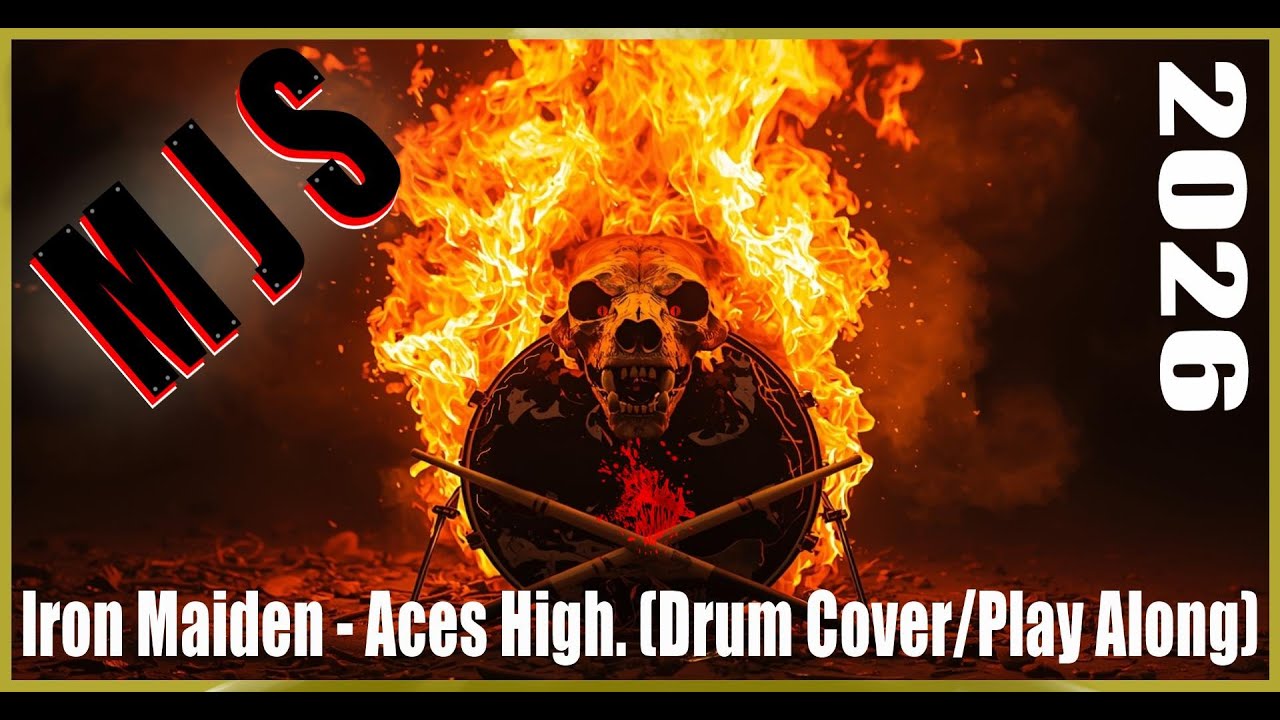 Iron Maiden - Aces High. (DrumCover/PlayAlong)