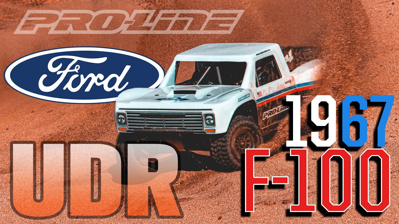 Pro-Line Pre-Cut 1967 Ford F-100 Race Truck Clear Body for UDR