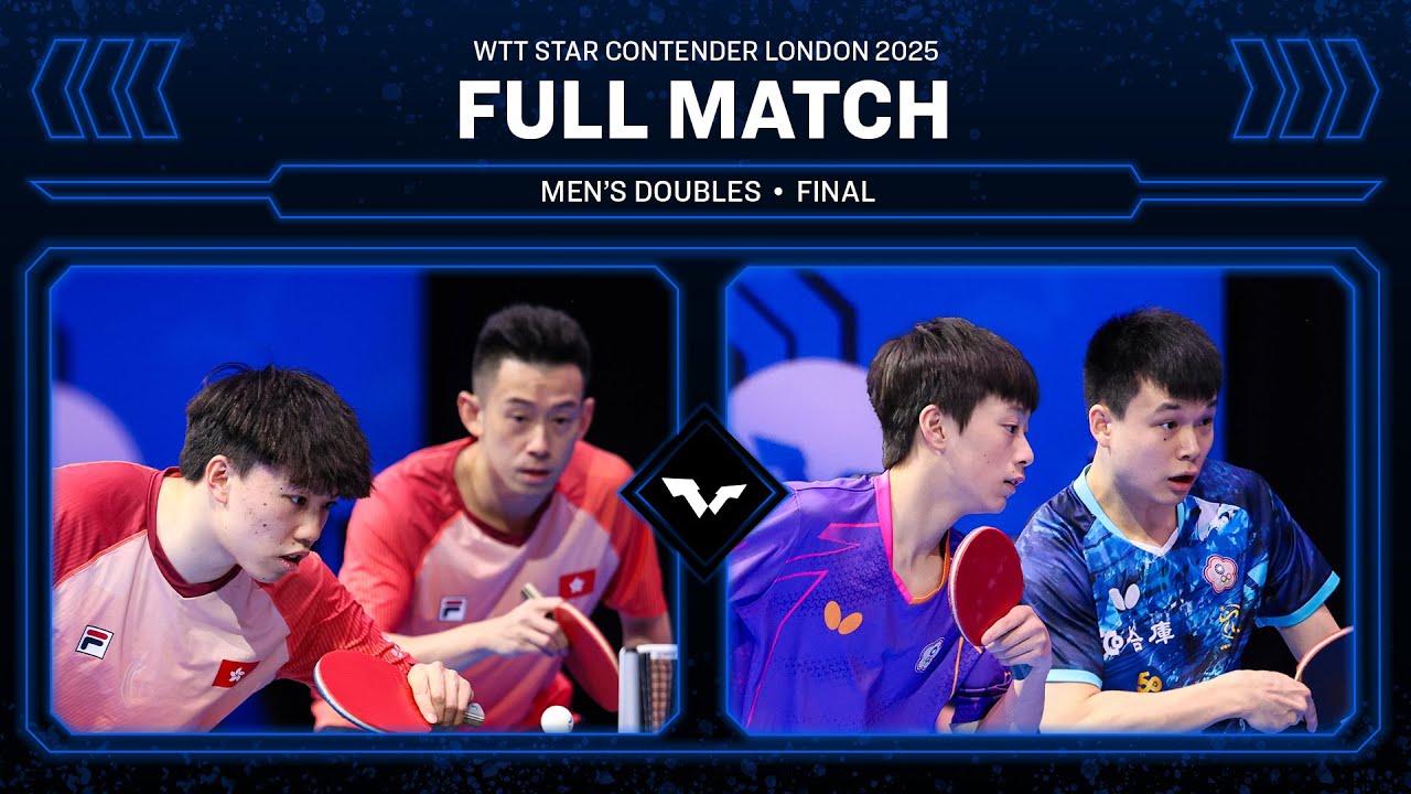 FULL MATCH | Wong/Chan vs Kuo/Feng | MD Final | #WTTLondon 2025