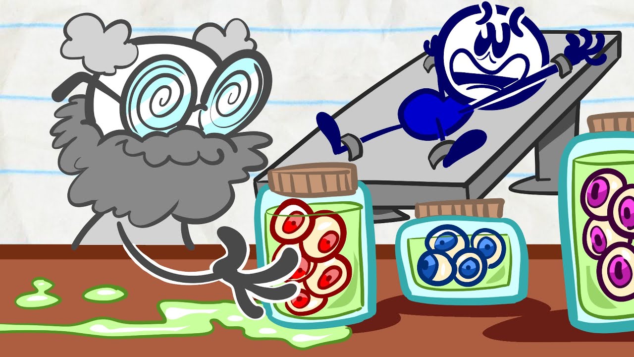Pencilmate's Superhero LASER Sight! | Animated Cartoons Characters | Animated Short Films