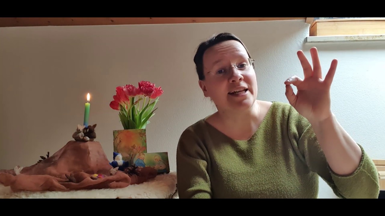 Waldorf - Anregungen Fingerspiel In der Früh kräht der Hahn