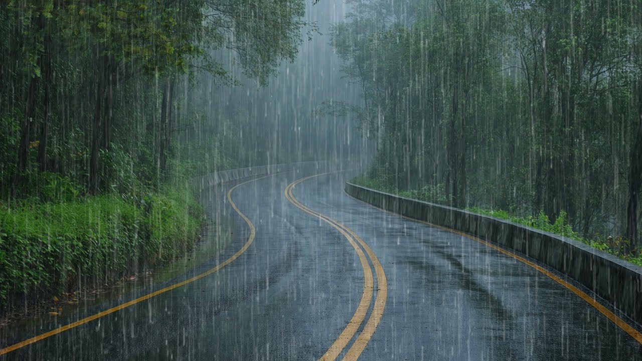 Rain Sound to Calm Your Mind and Sleep Deeply in 5 Minutes - Rain Noise for Sleep