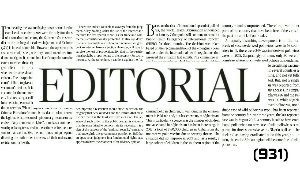 # 14 | 100 слов в минуту | The Hindu Editorial Dictation | 931 слово