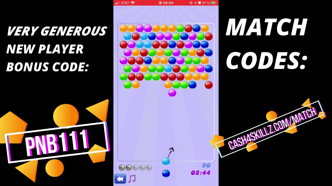 Skillz Bubble Shooter Tournaments Gameplay, Strategy, Tips, Promo &  Match Codes
