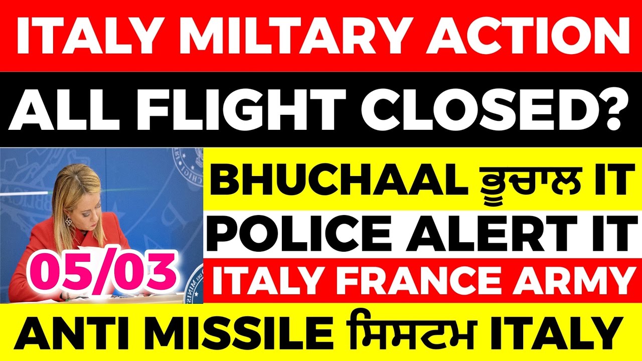 05/03 🔔EUROPEAN NEWS IN PUNJABI - PUNJABI AMICI CHANNEL - ITALY PUNJABI NEWS CHANNEL
