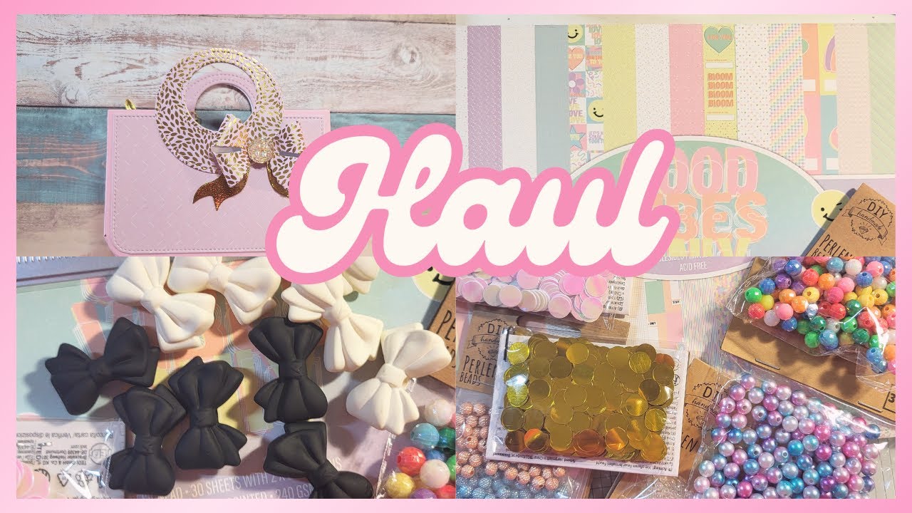 Bastel Haul | Aliexpress, Tedi & Woolworth | Stenzen, Perlen & Papier